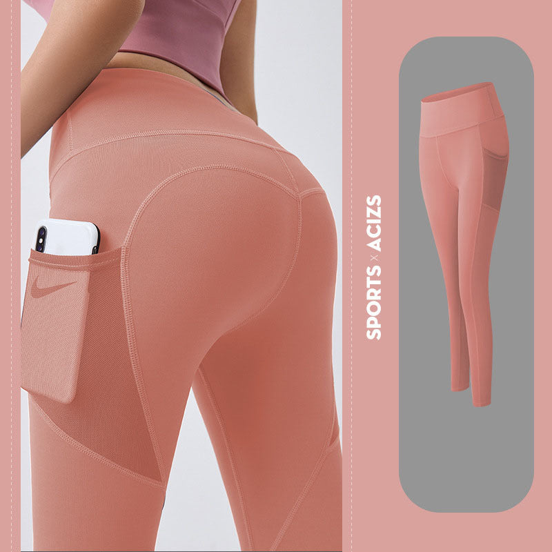 Yogabyxor Kvinnor Med Ficka