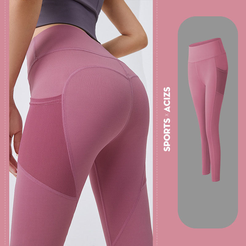 Yogabyxor Kvinnor Med Ficka