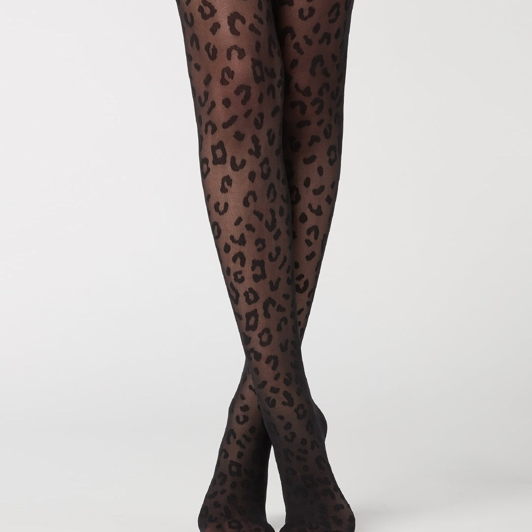 Vintage Leopard Pantyhose