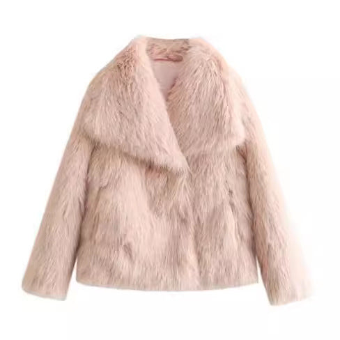 Plush Coat Fashion Style