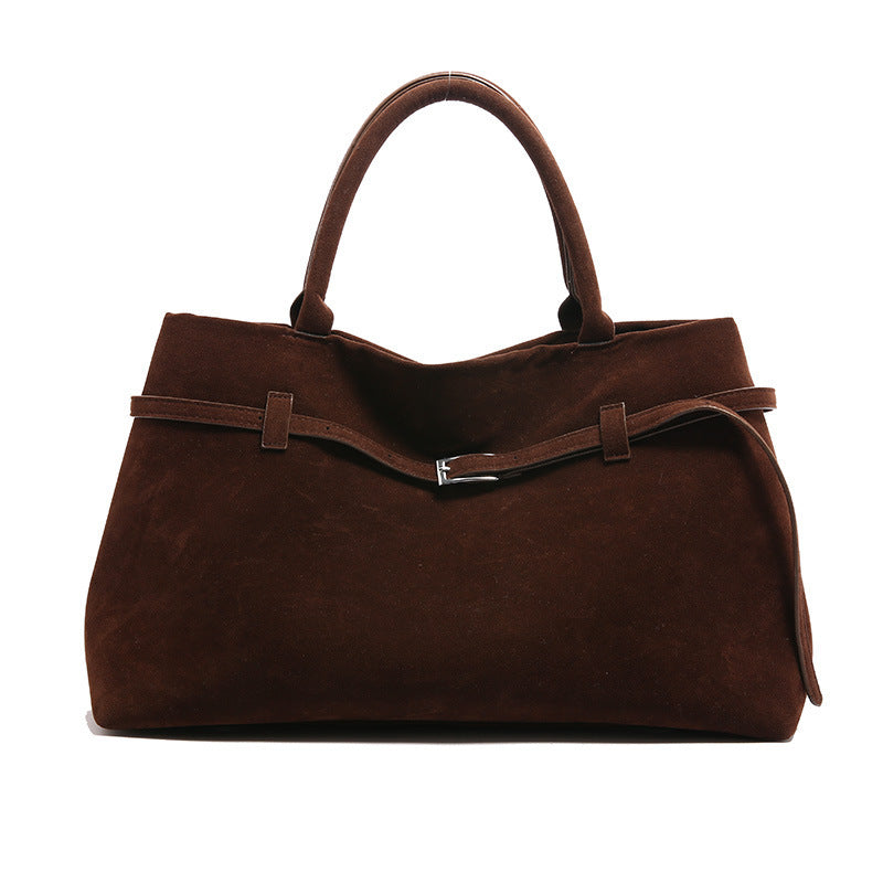 Casual Suede Tote Bag