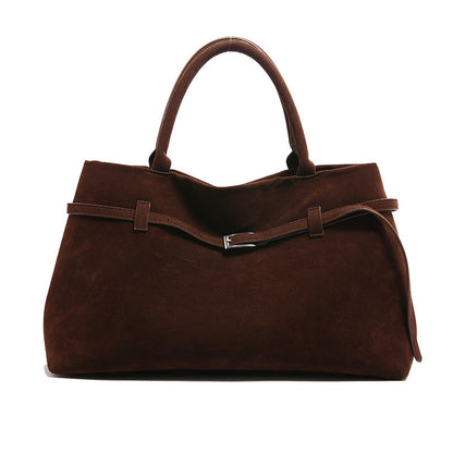 Casual Suede Tote Bag
