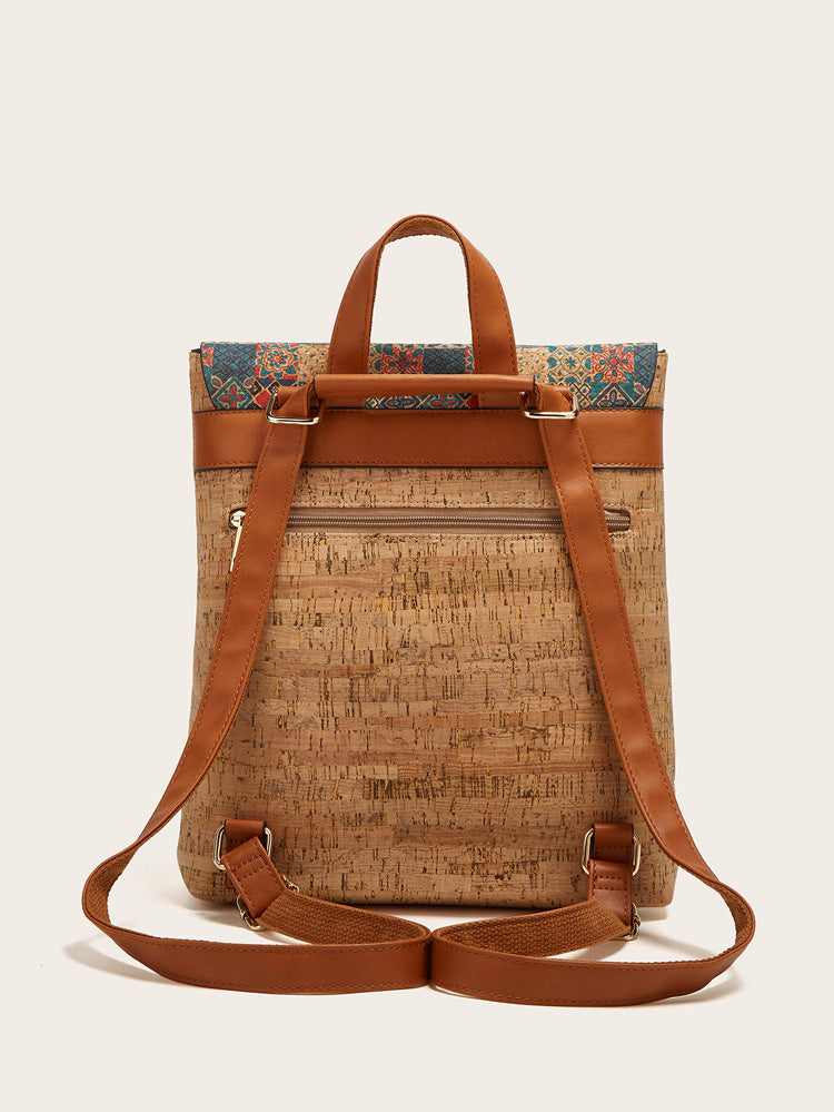 Luxury Fashion Retro Printed Backpack