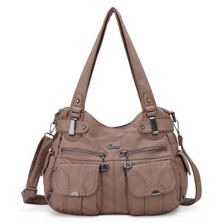 Fashion Soft Leather Crossbody Bag