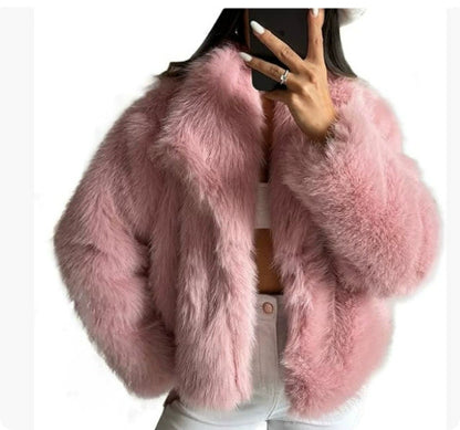 Plush Coat Fashion Style