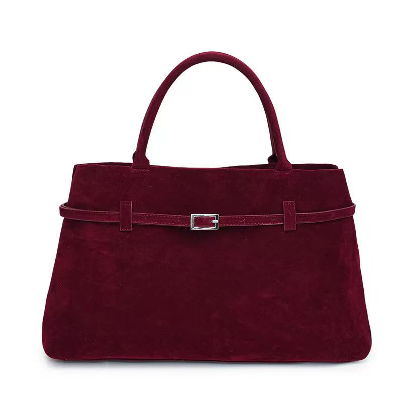 Casual Suede Tote Bag