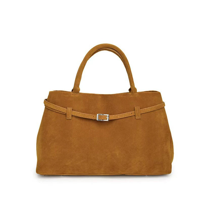 Casual Suede Tote Bag