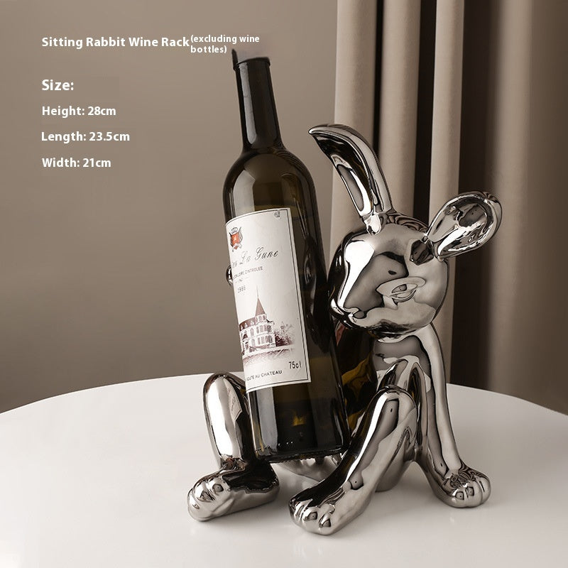 White Porcelain Wine Rack – Luxury Home Décor