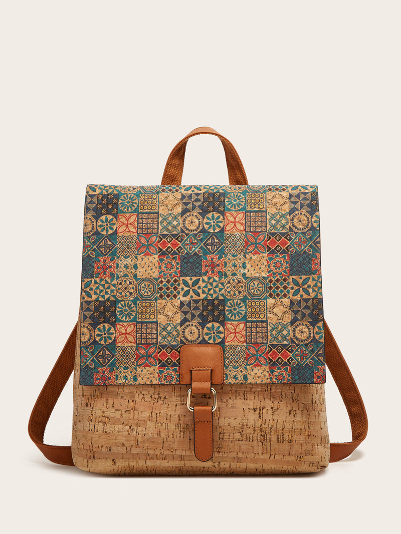 Luxury Fashion Retro Printed Backpack