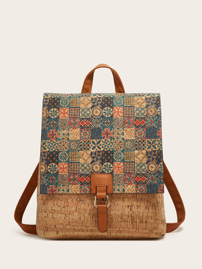 Luxury Fashion Retro Printed Backpack