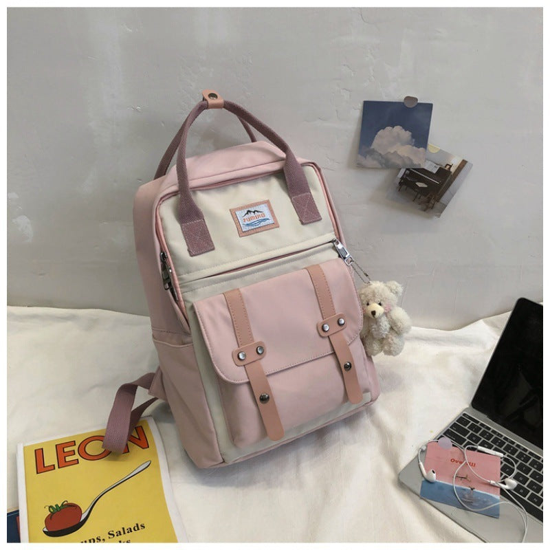 Fashion Color Contrast Backpack