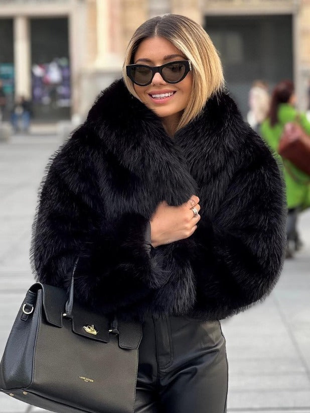 Plush Coat Fashion Style