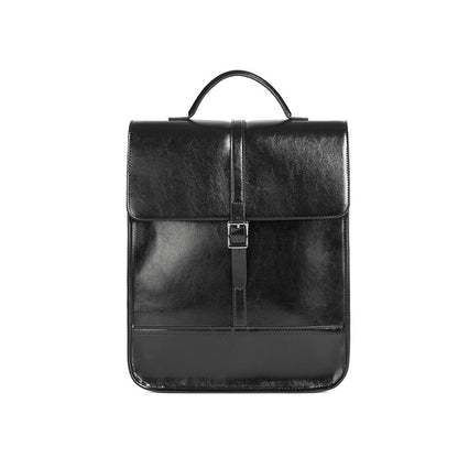 British Style Leather Backpack