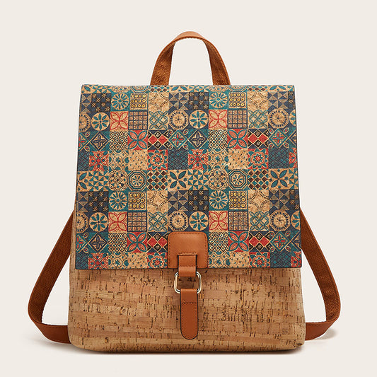 Luxury Fashion Retro Printed Backpack