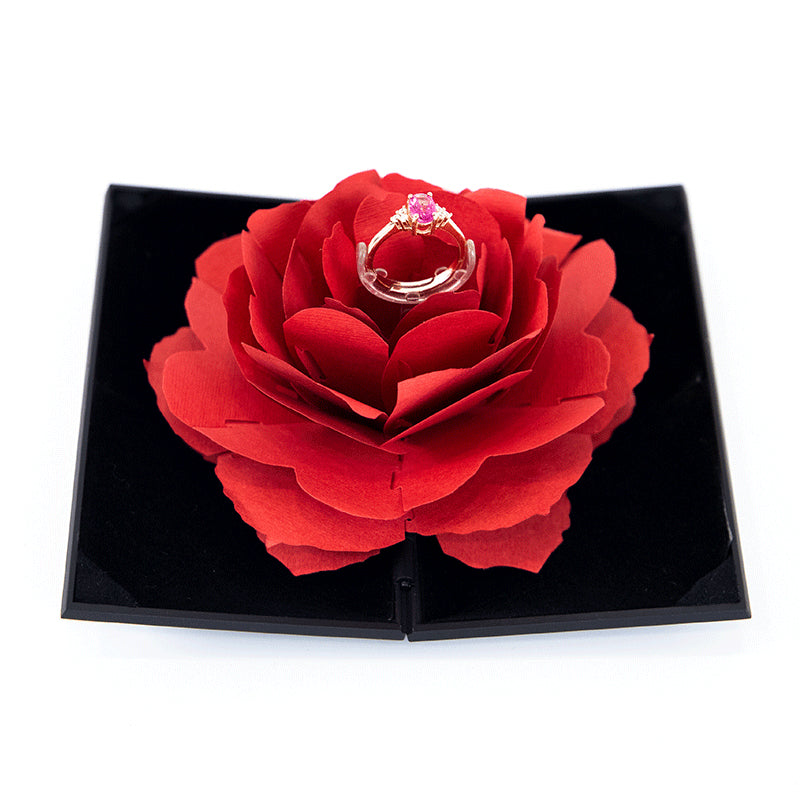 3D Love Box with Rose Display