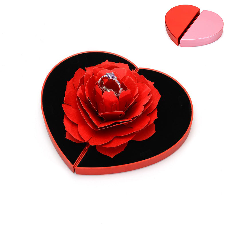3D Love Box with Rose Display