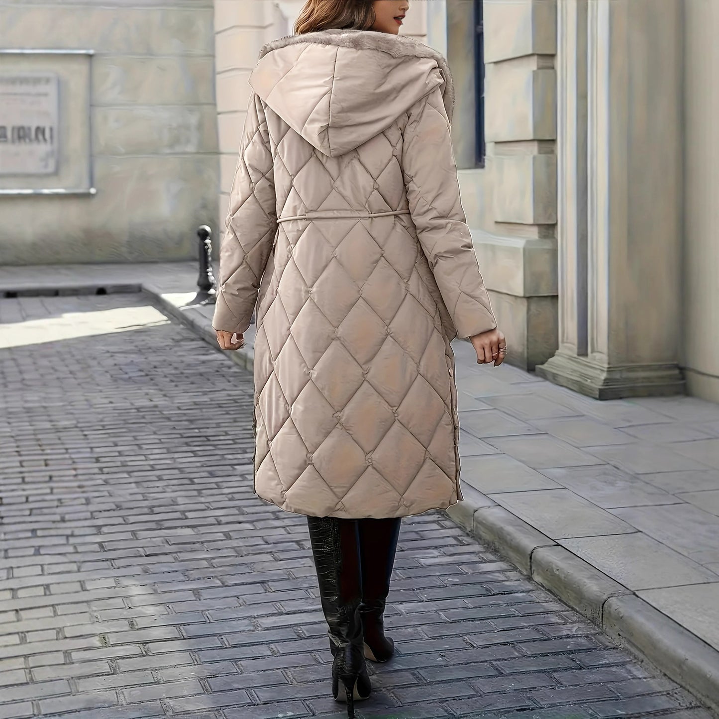 Urban Long Puffer Coat – Street Style Winter Essential