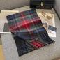 Pure Wool Plaid Scarf