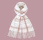 All-match Plaid Faux Cashmere Scarf