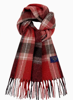 All-match Plaid Faux Cashmere Scarf