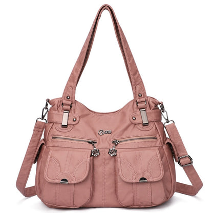 Fashion Soft Leather Crossbody Bag
