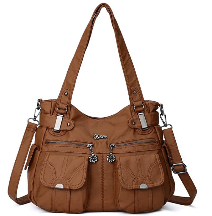 Fashion Soft Leather Crossbody Bag
