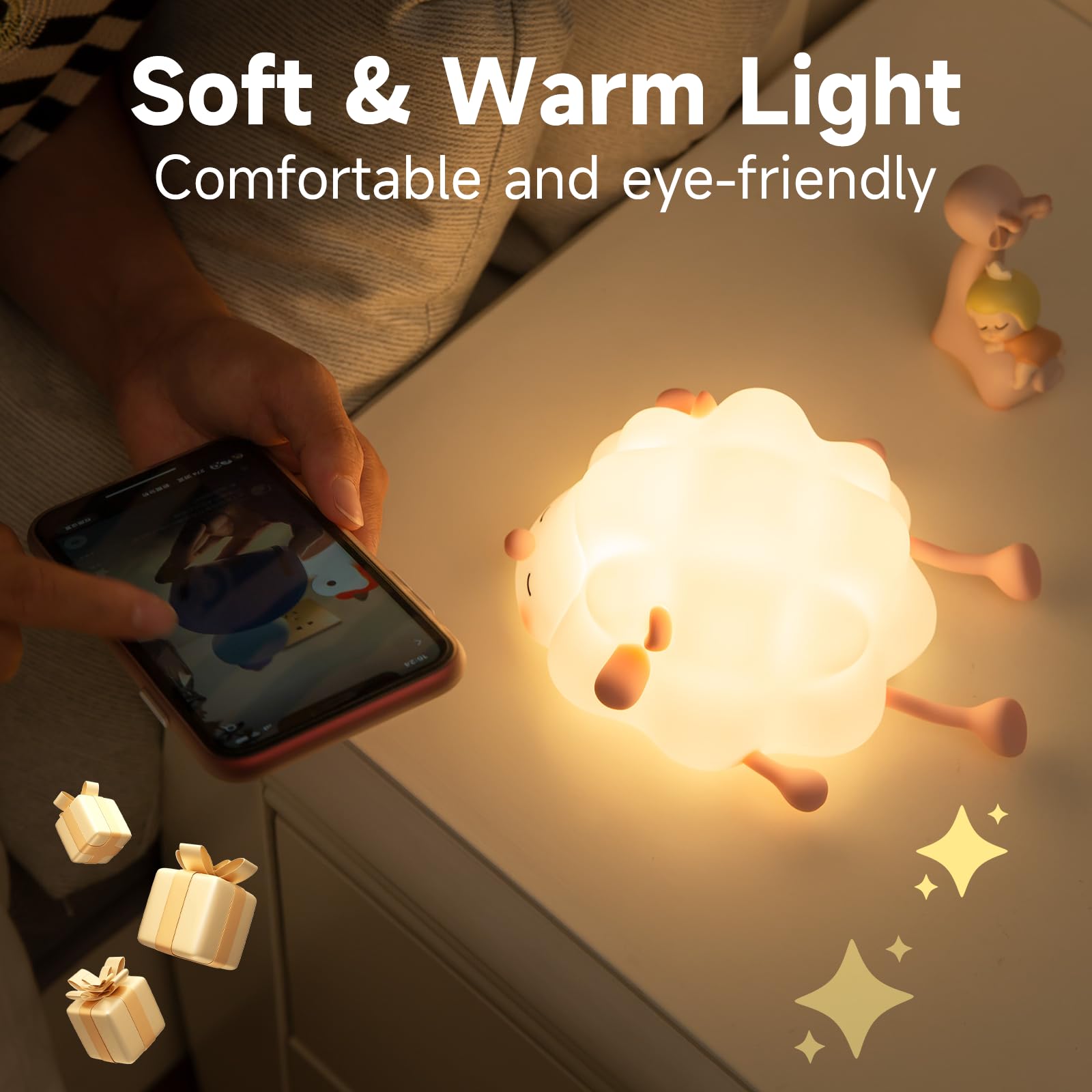 Cute Silicone Night Light