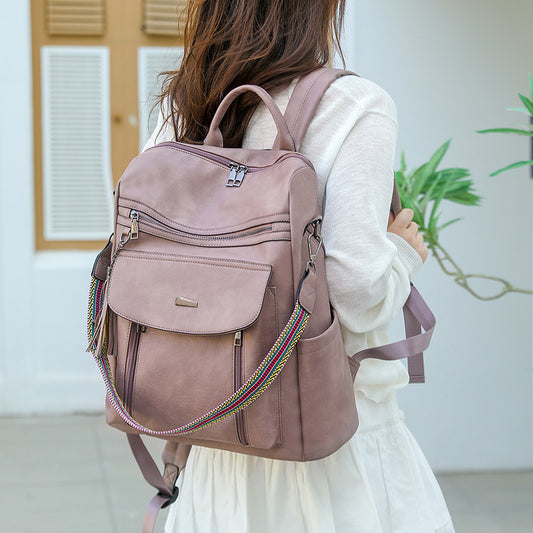 PU Retro Backpack