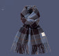All-match Plaid Faux Cashmere Scarf