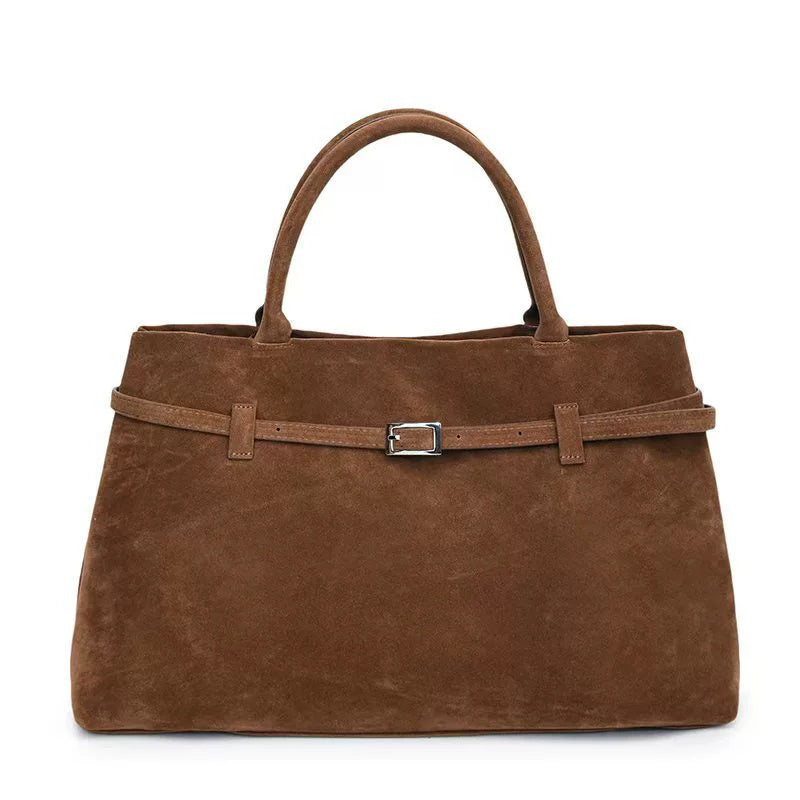 Casual Suede Tote Bag